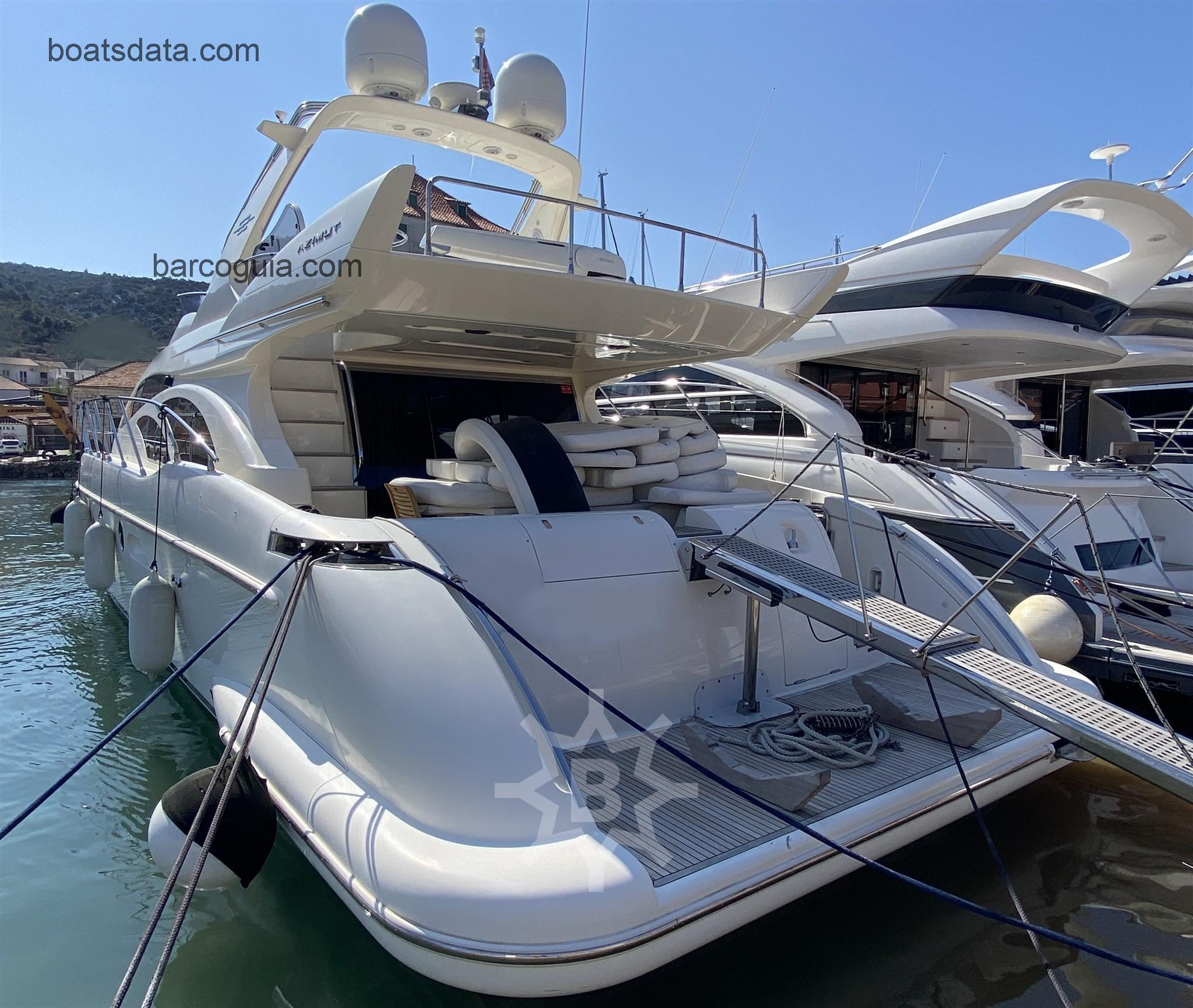 Azimut 62E ficha tecnica