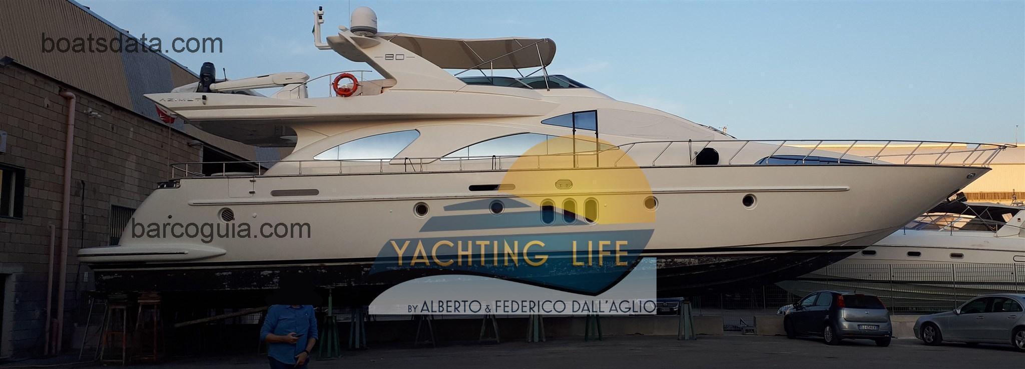 Azimut 80 FLY ficha tecnica