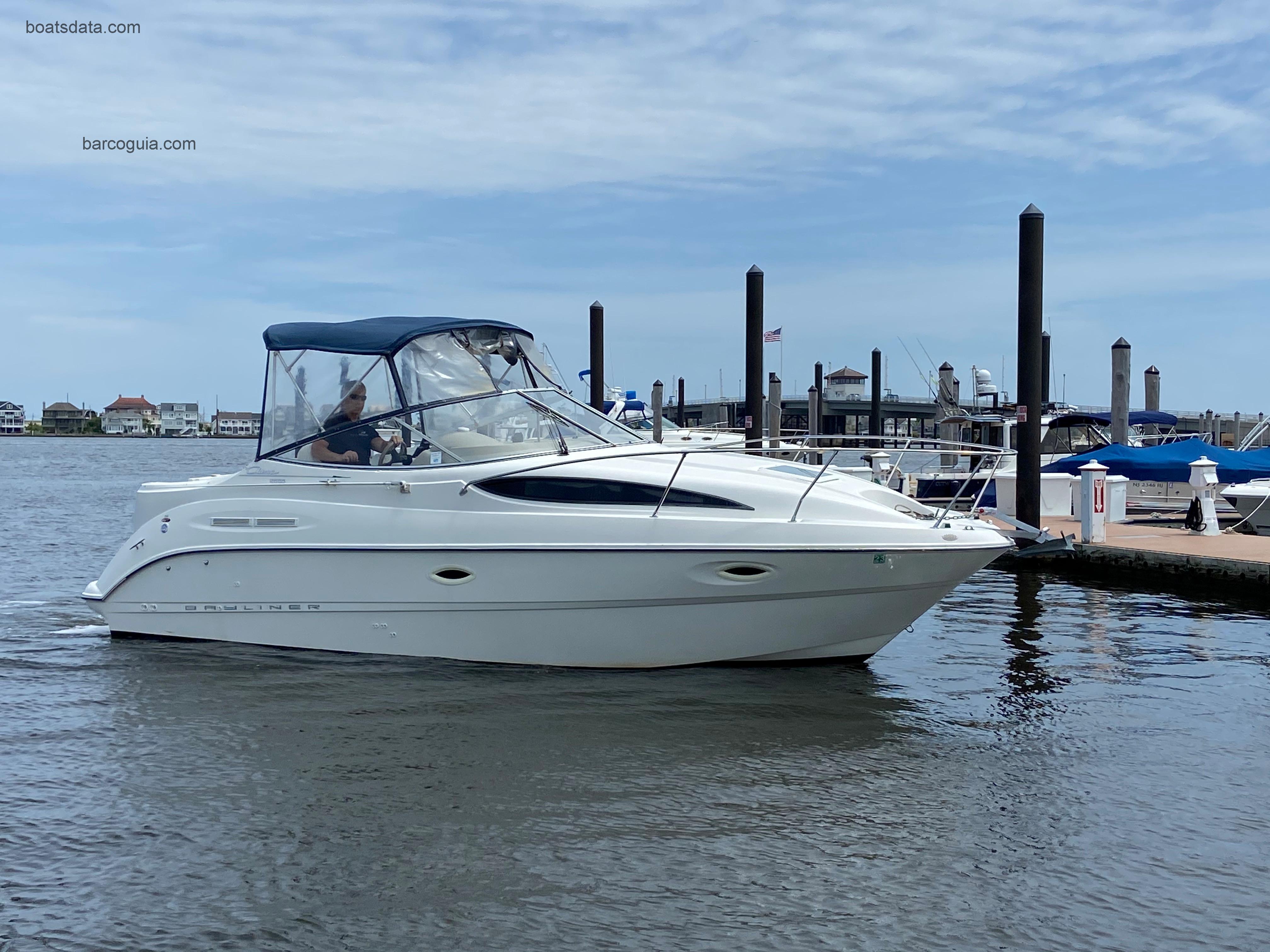 Bayliner 2655 Ciera ficha tecnica 