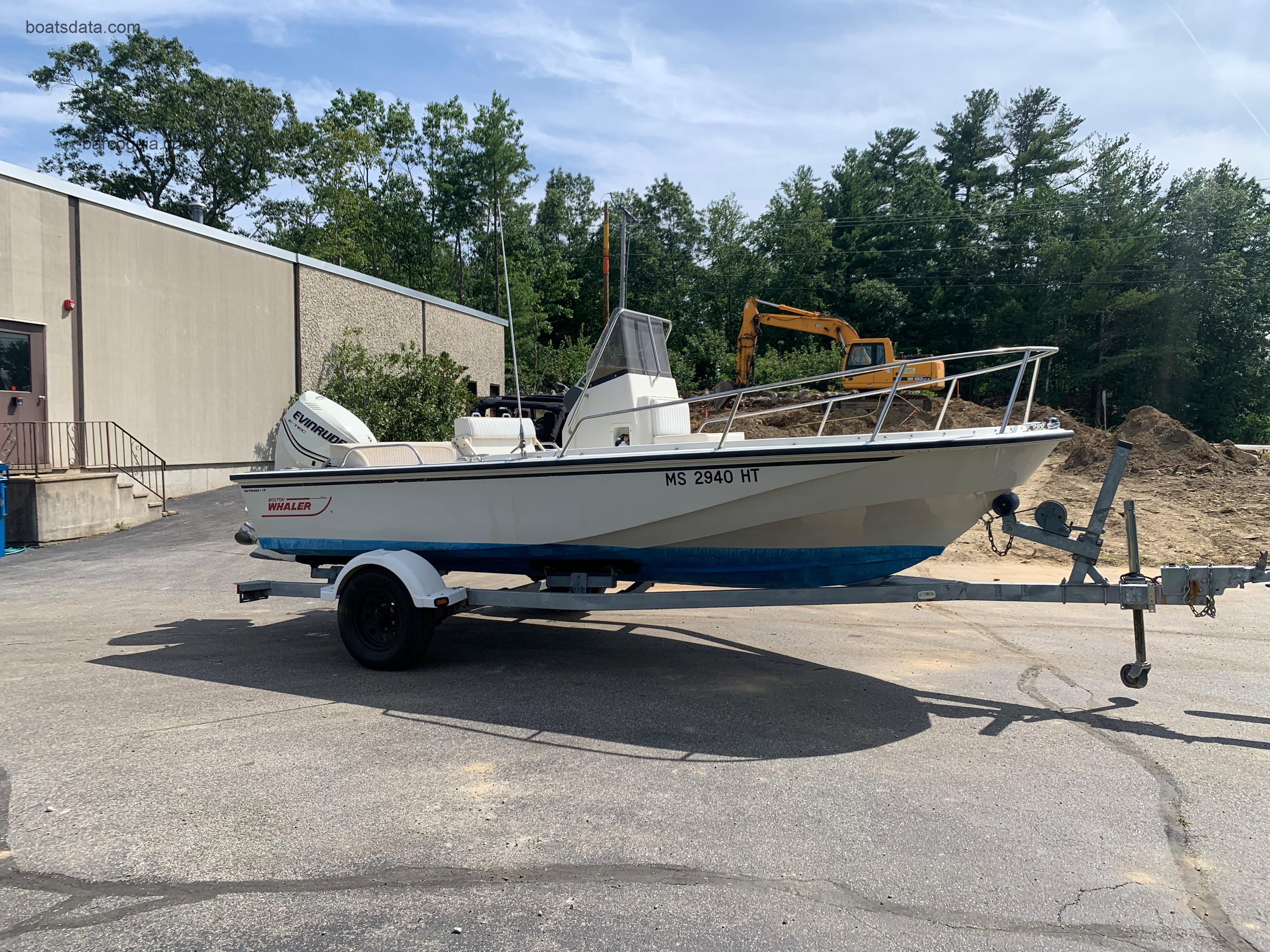 Boston Whaler Outrage 19 avaliação e ficha técnica