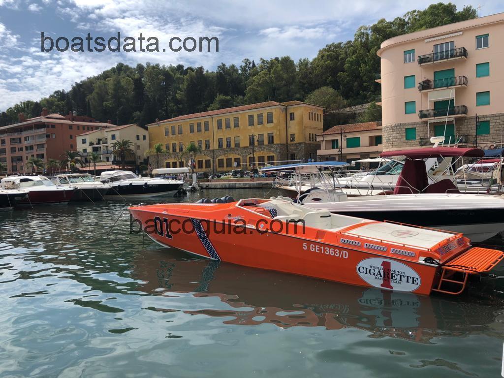 Cigarette 35 Cafe Racer ficha tecnica