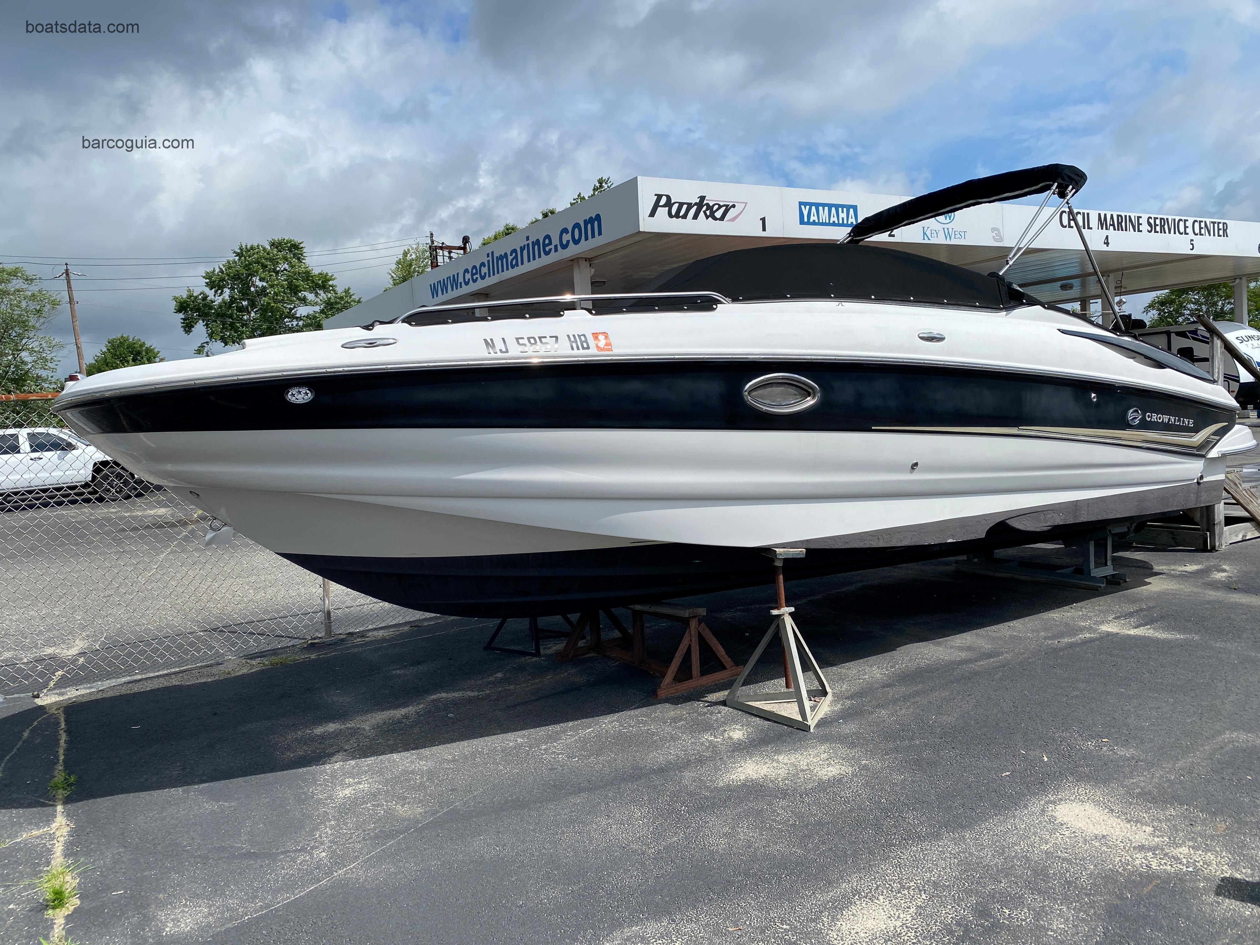Crownline 260 EX ficha tecnica 