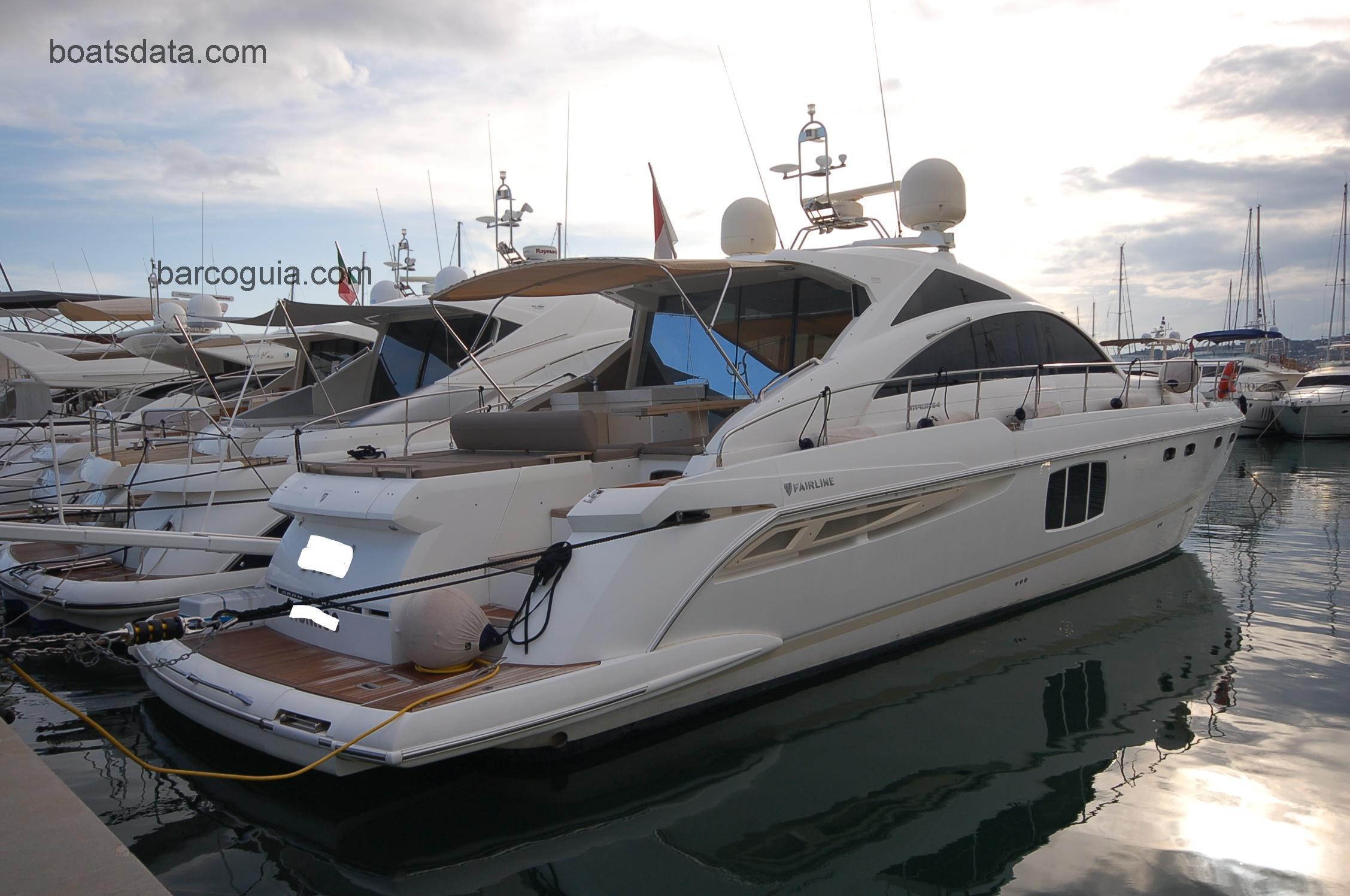 Fairline 64 Targa ficha tecnica 