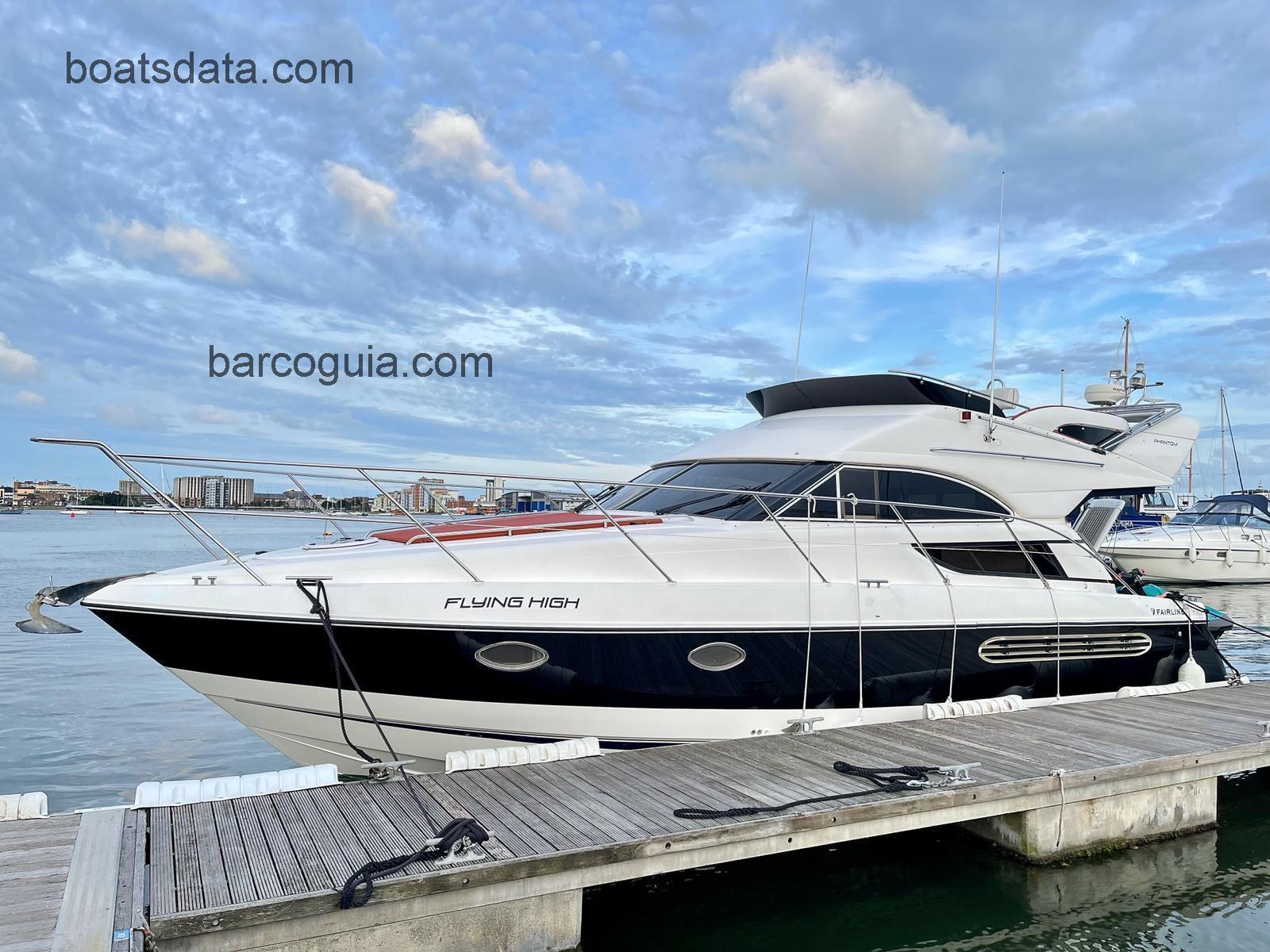 Fairline Phantom 38 ficha tecnica