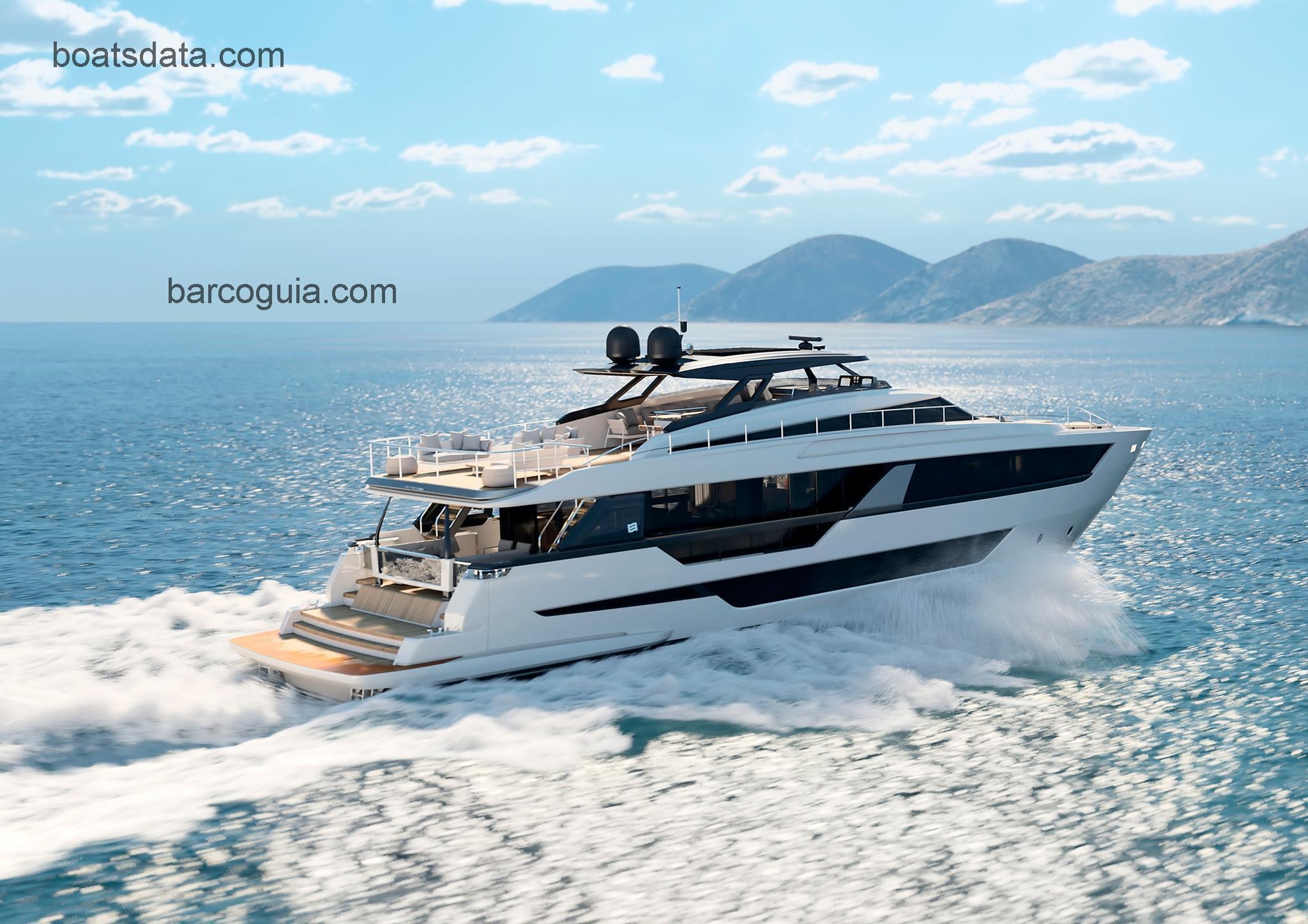 Ferretti Yachts 1000 ficha-técnica e avaliações