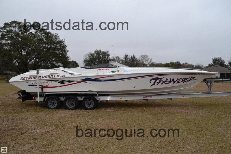 Fountain 35 Executioner ficha tecnica