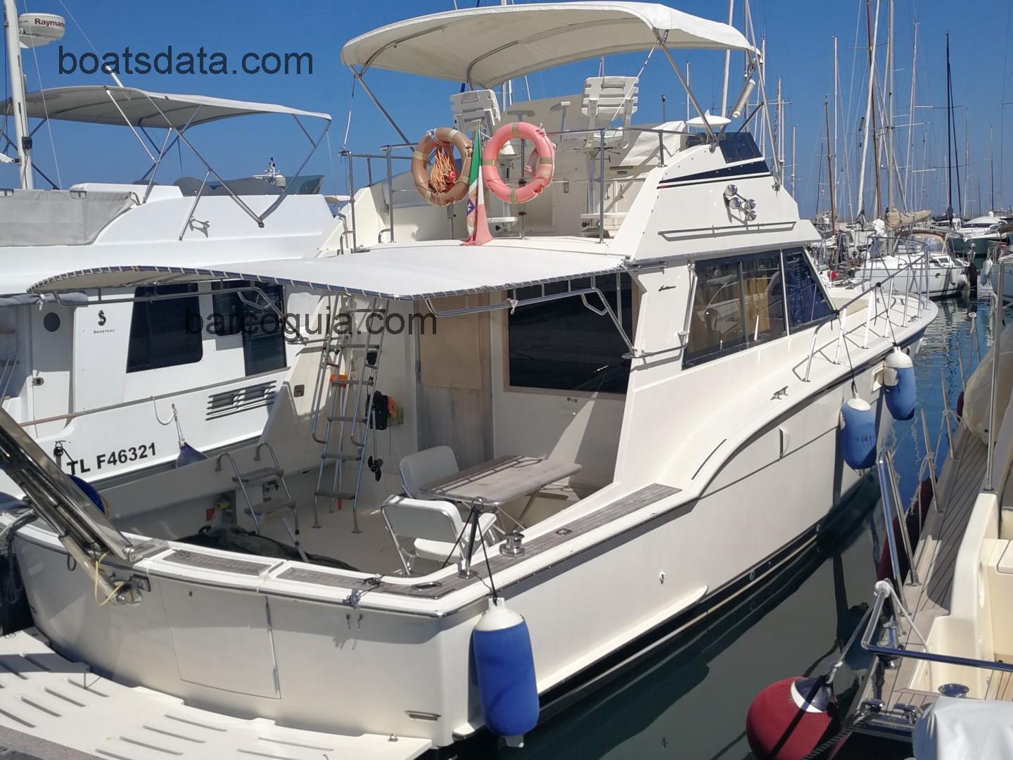 Hatteras 45 Convertible ficha tecnica