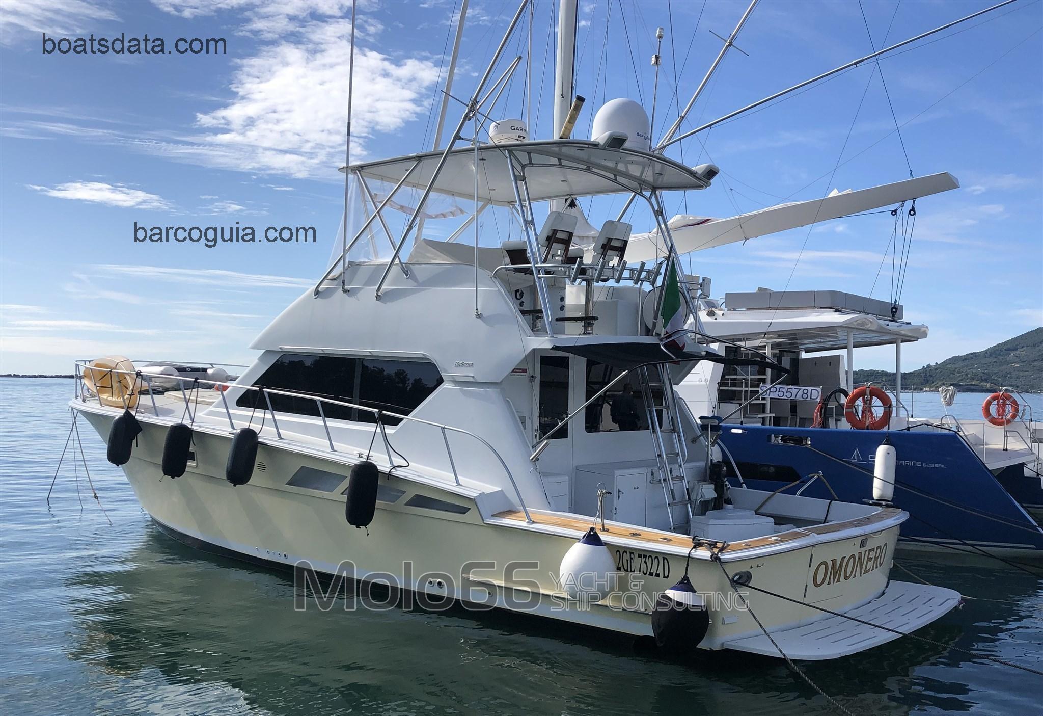 Hatteras 50 Convertible ficha tecnica