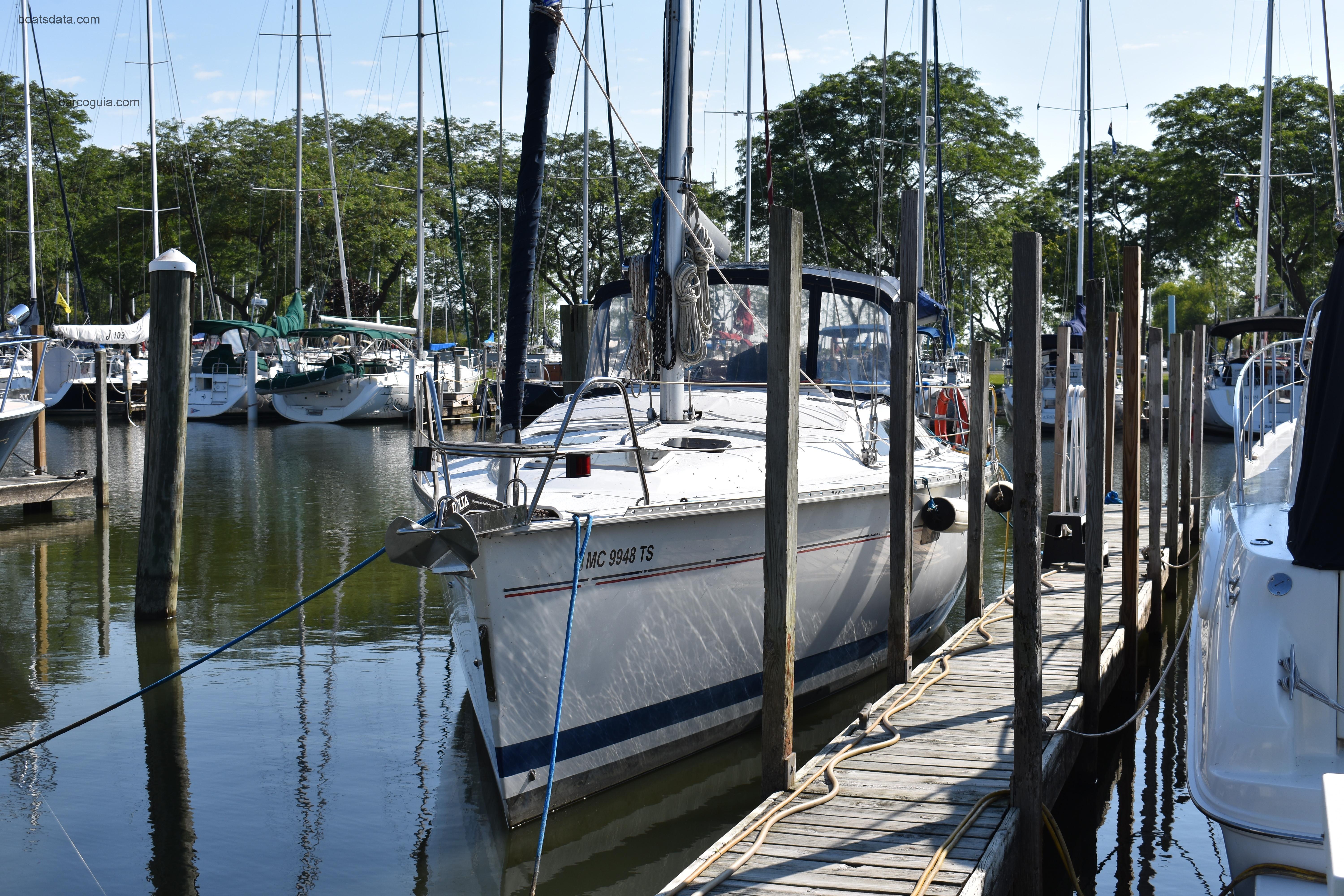 Hunter 40.5 ficha-técnica e avaliações