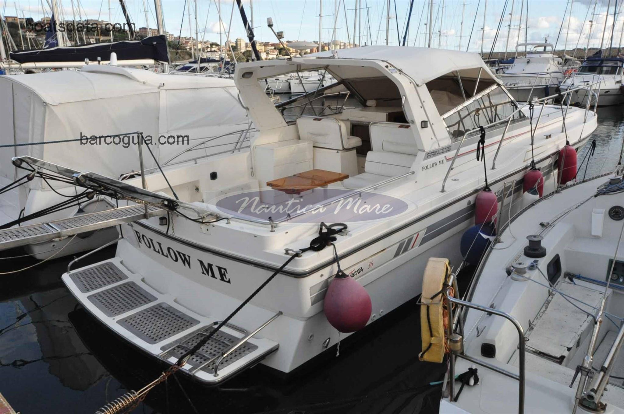 Princess 36 Riviera ficha tecnica