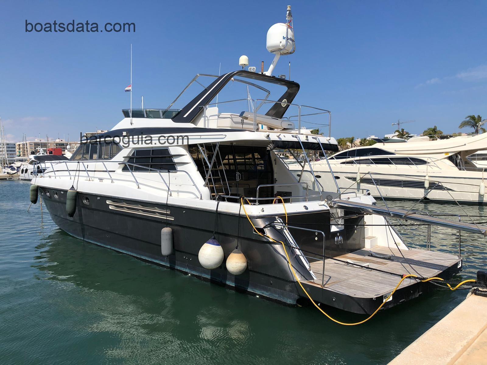 Princess 65 Flybridge ficha tecnica 