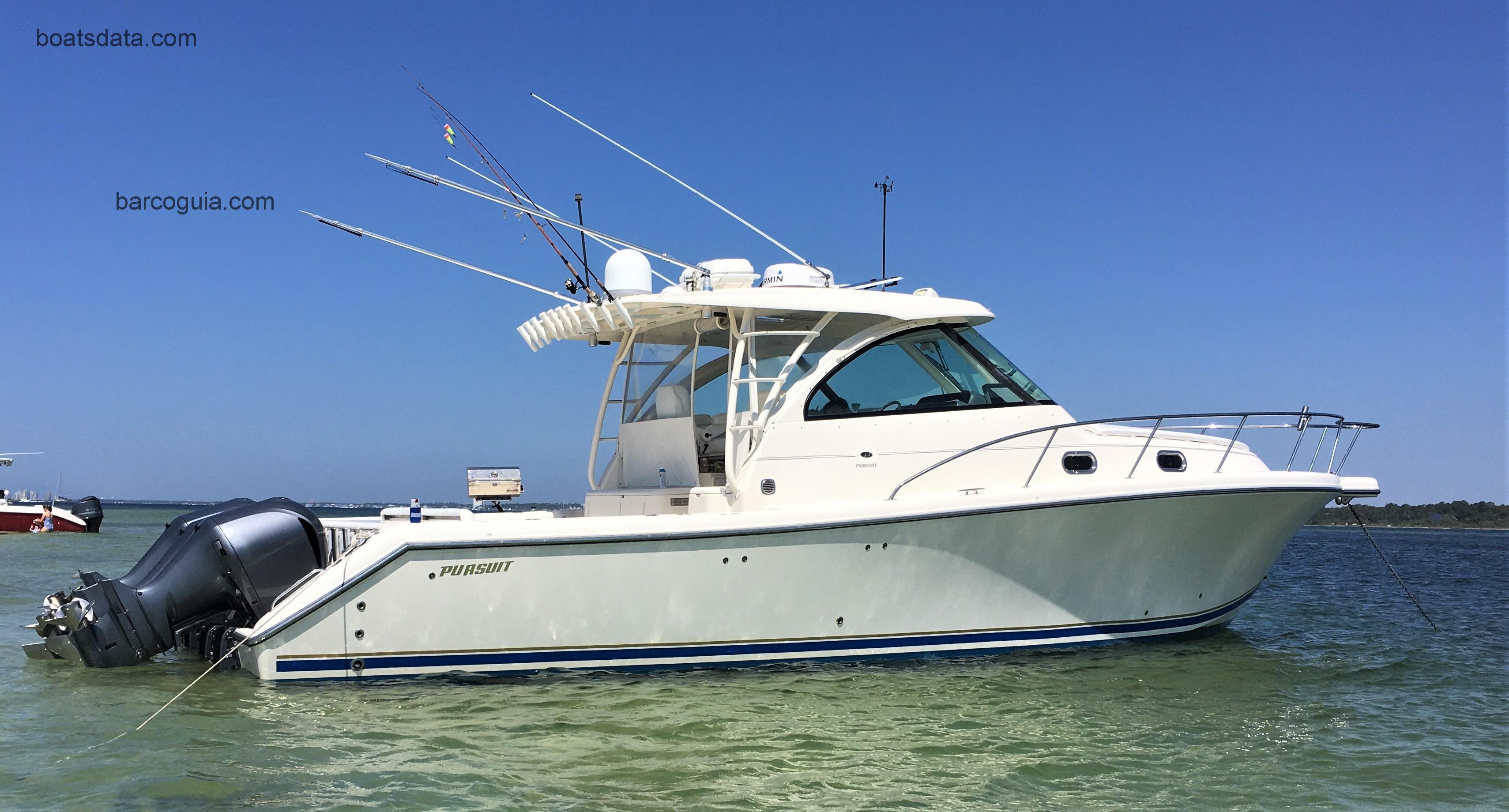 Pursuit OS 385 Offshore ficha-técnica e avaliações