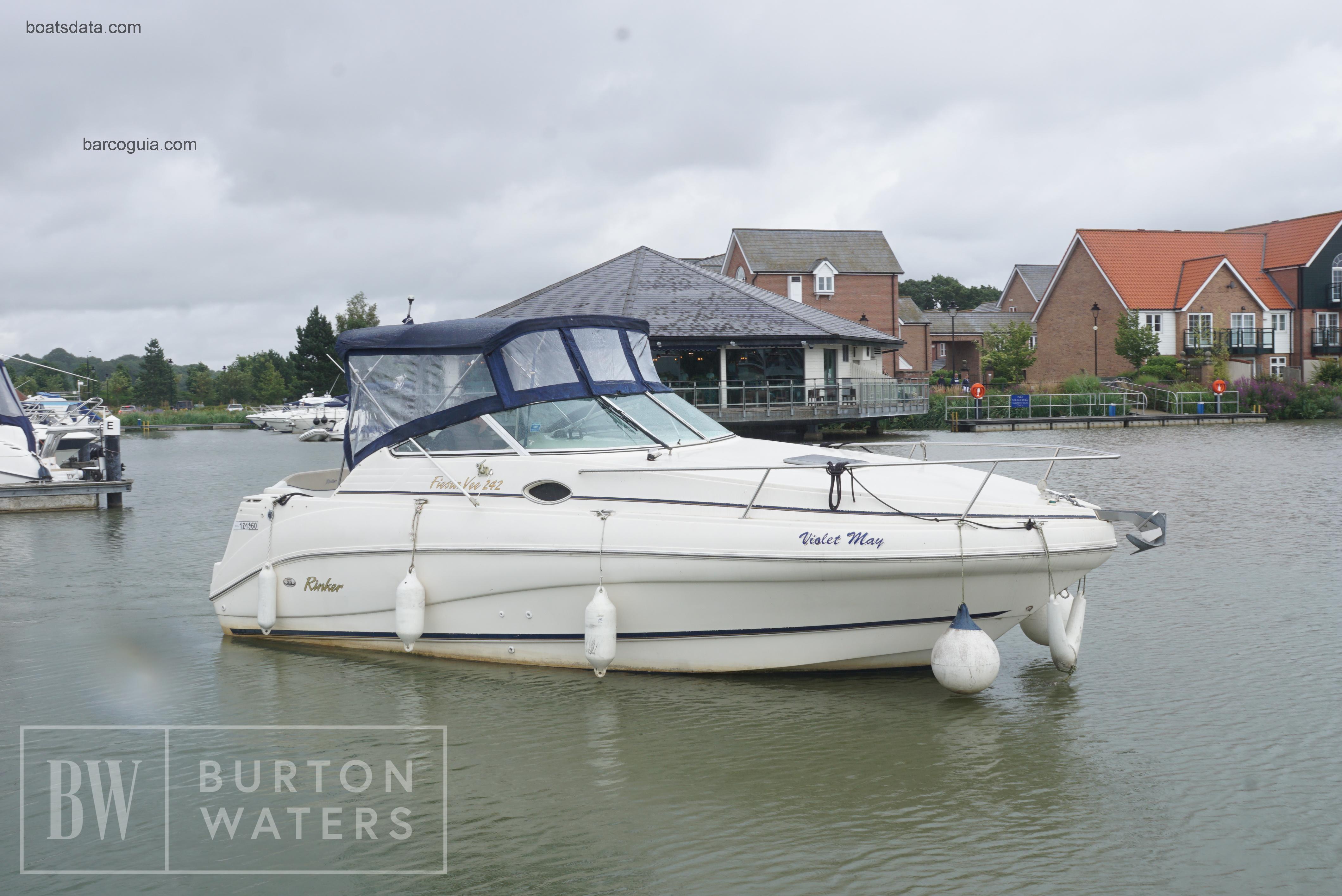 Rinker 242 Fiesta Vee avaliação e ficha técnica