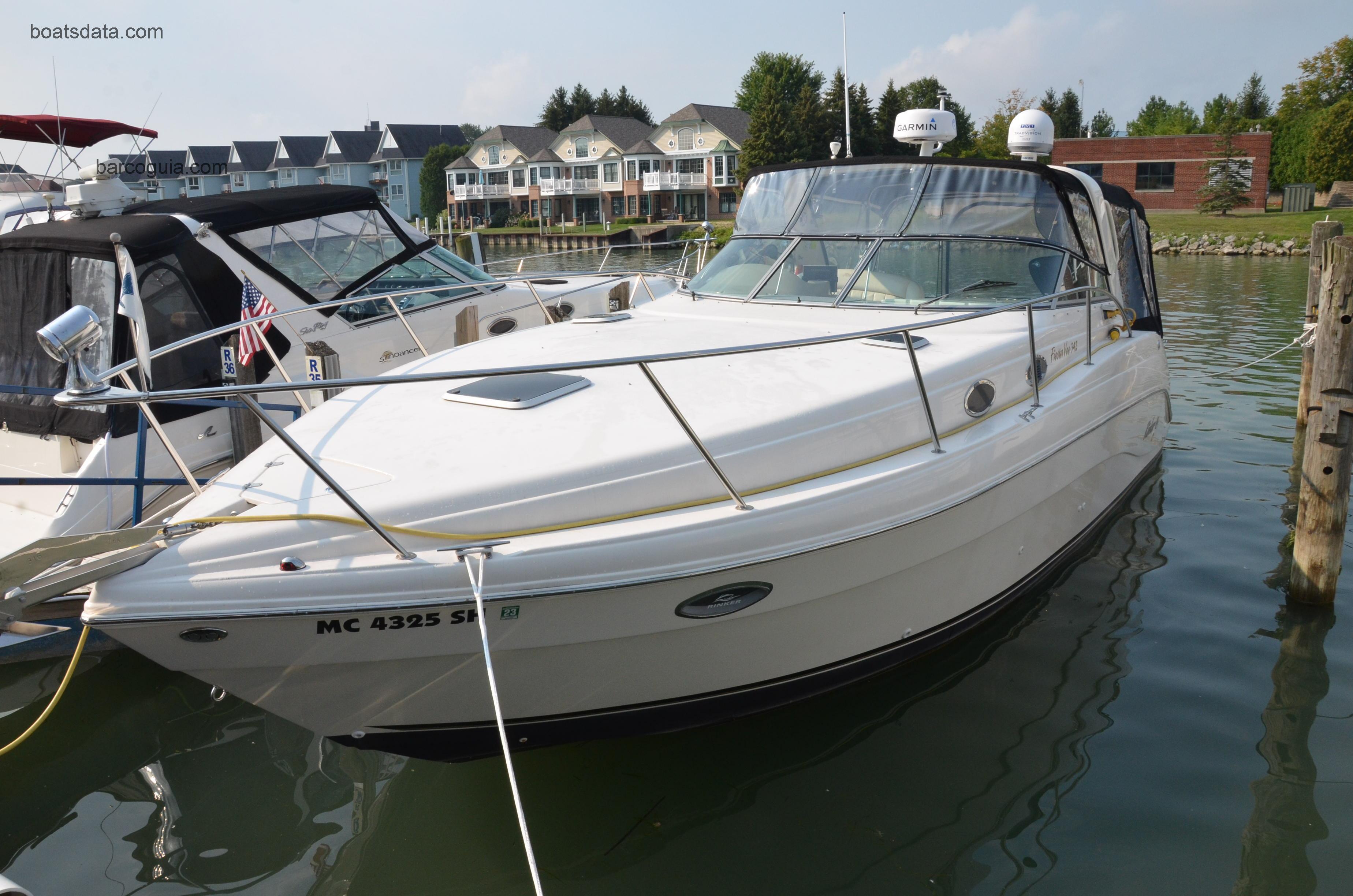 Rinker 342 Fiesta Vee ficha tecnica 