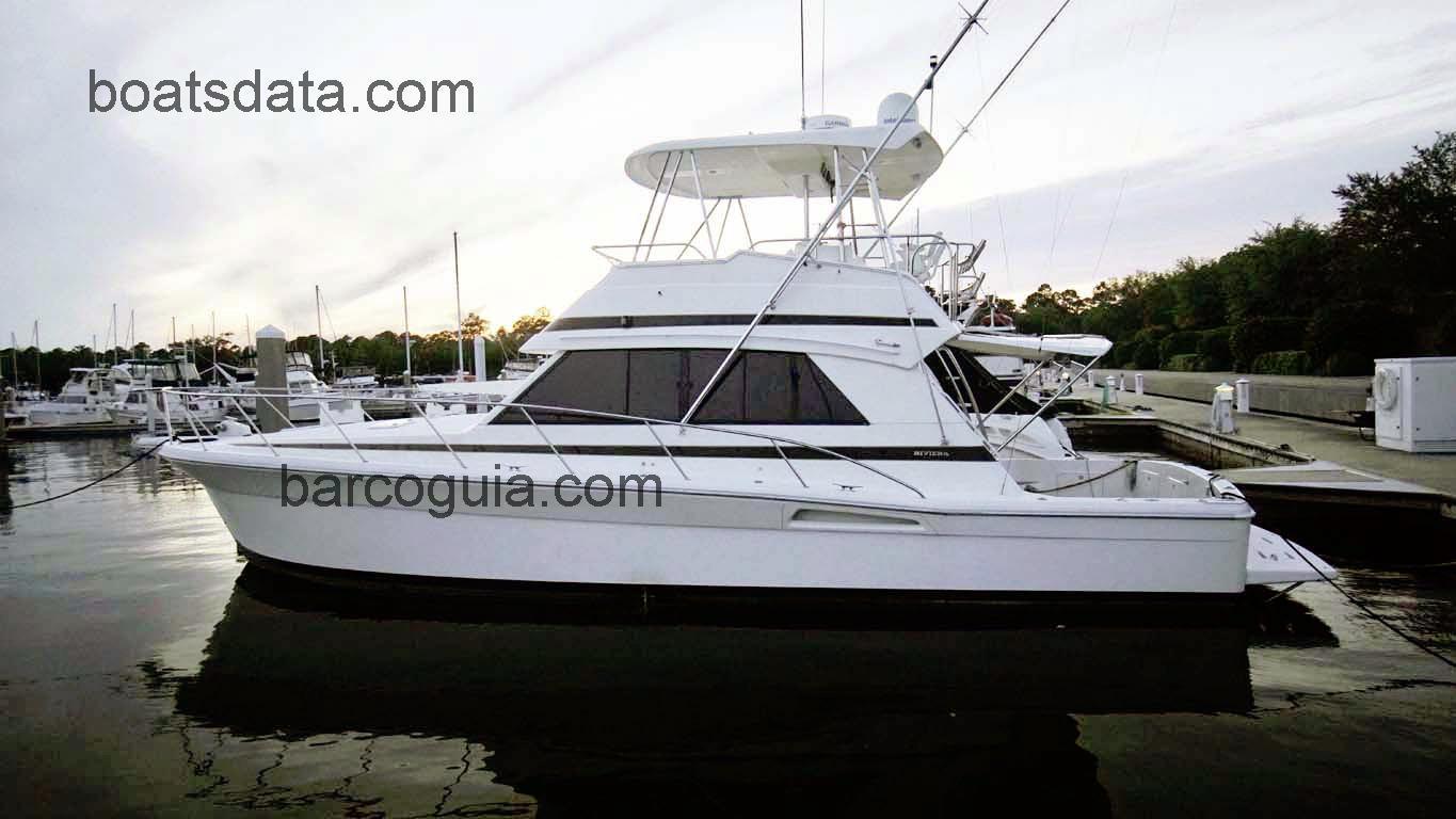 Riviera 43 Flybridge ficha tecnica 