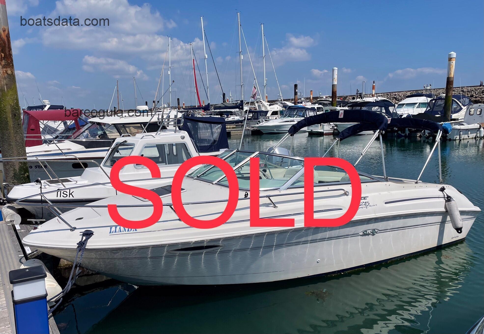 Sea Ray 215 Express Cruiser ficha tecnica