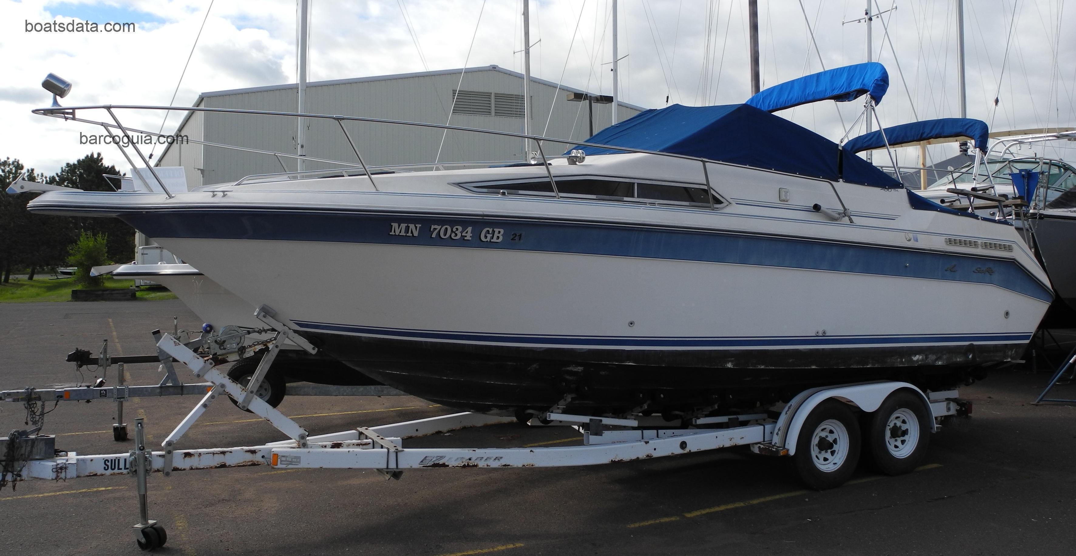Sea Ray 250 DA ficha tecnica