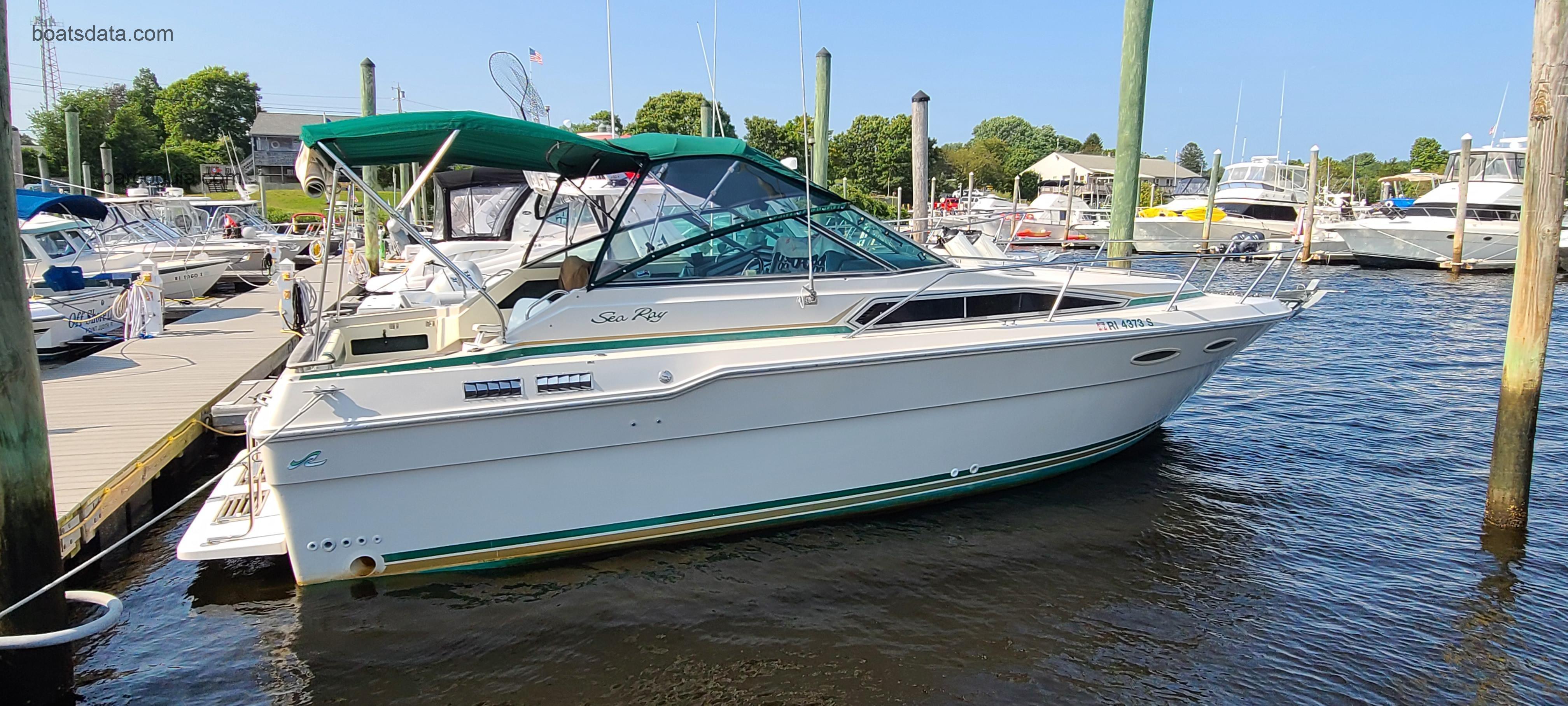 Sea Ray 300 Weekender ficha tecnica