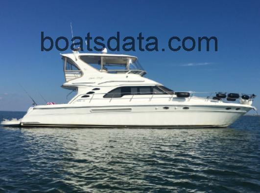 Sea Ray 560 Sedan Bridge ficha tecnica 