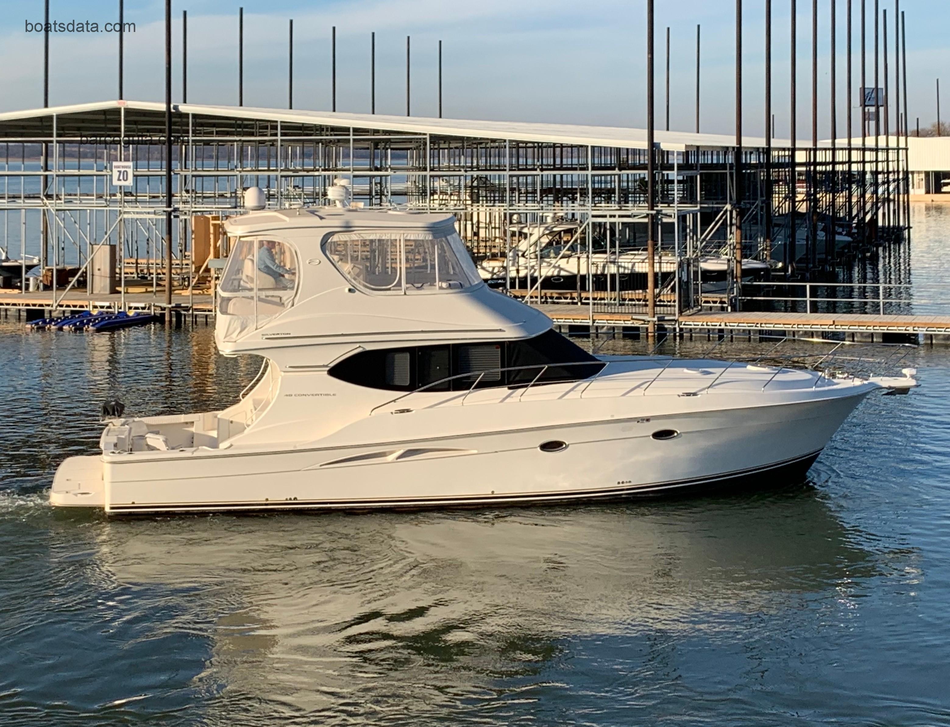 Silverton 48 Convertible ficha tecnica