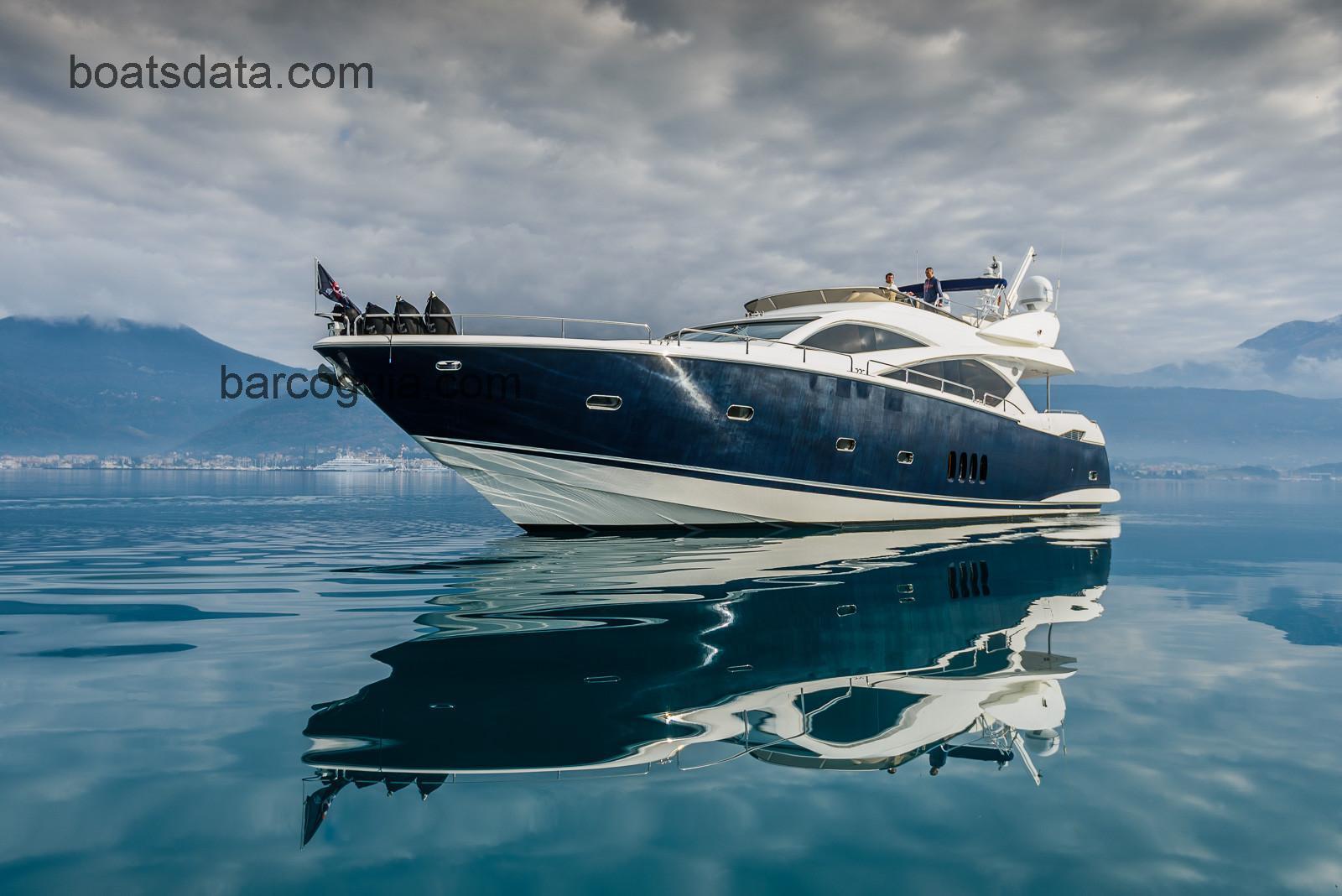 Sunseeker 82 Yacht ficha tecnica 